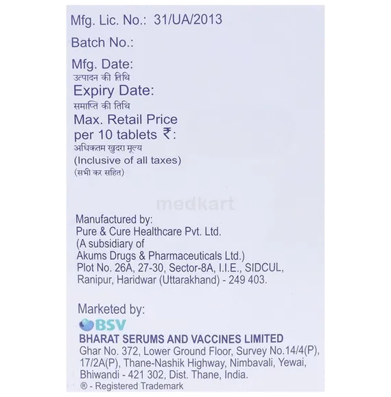 myocyst m tablet 10's